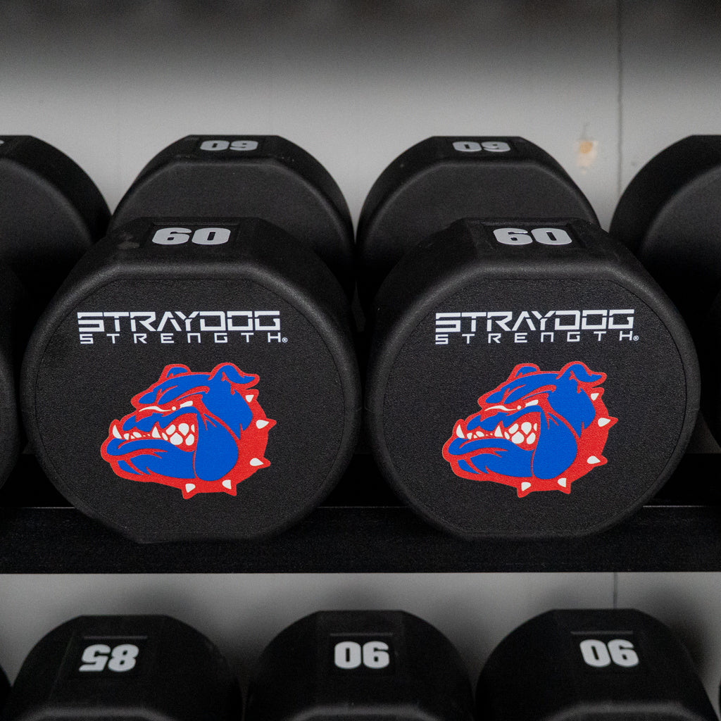 Custom Rubber Dumbbells