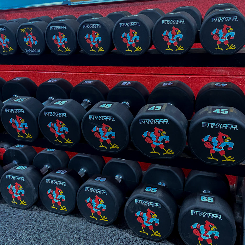 Custom Rubber Dumbbells