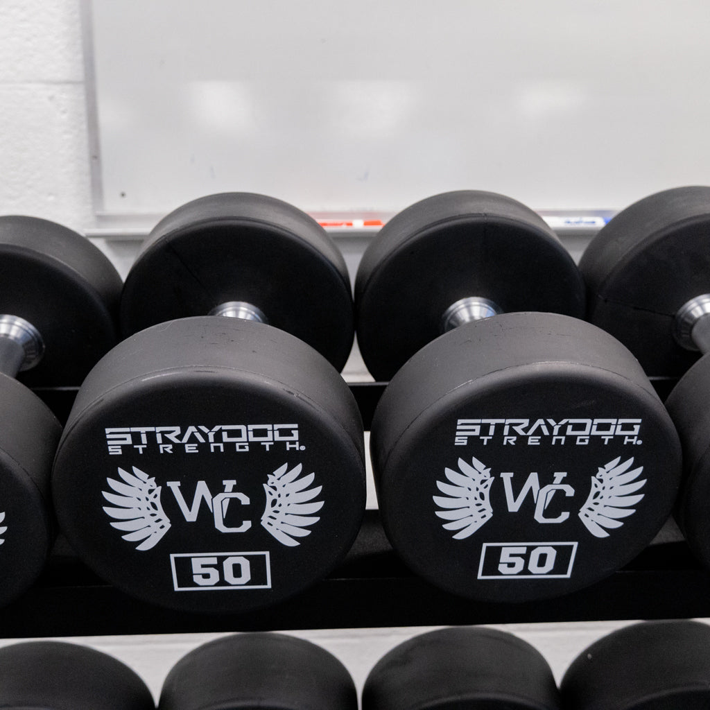 Stray Dog Custom Urethane Dumbbells