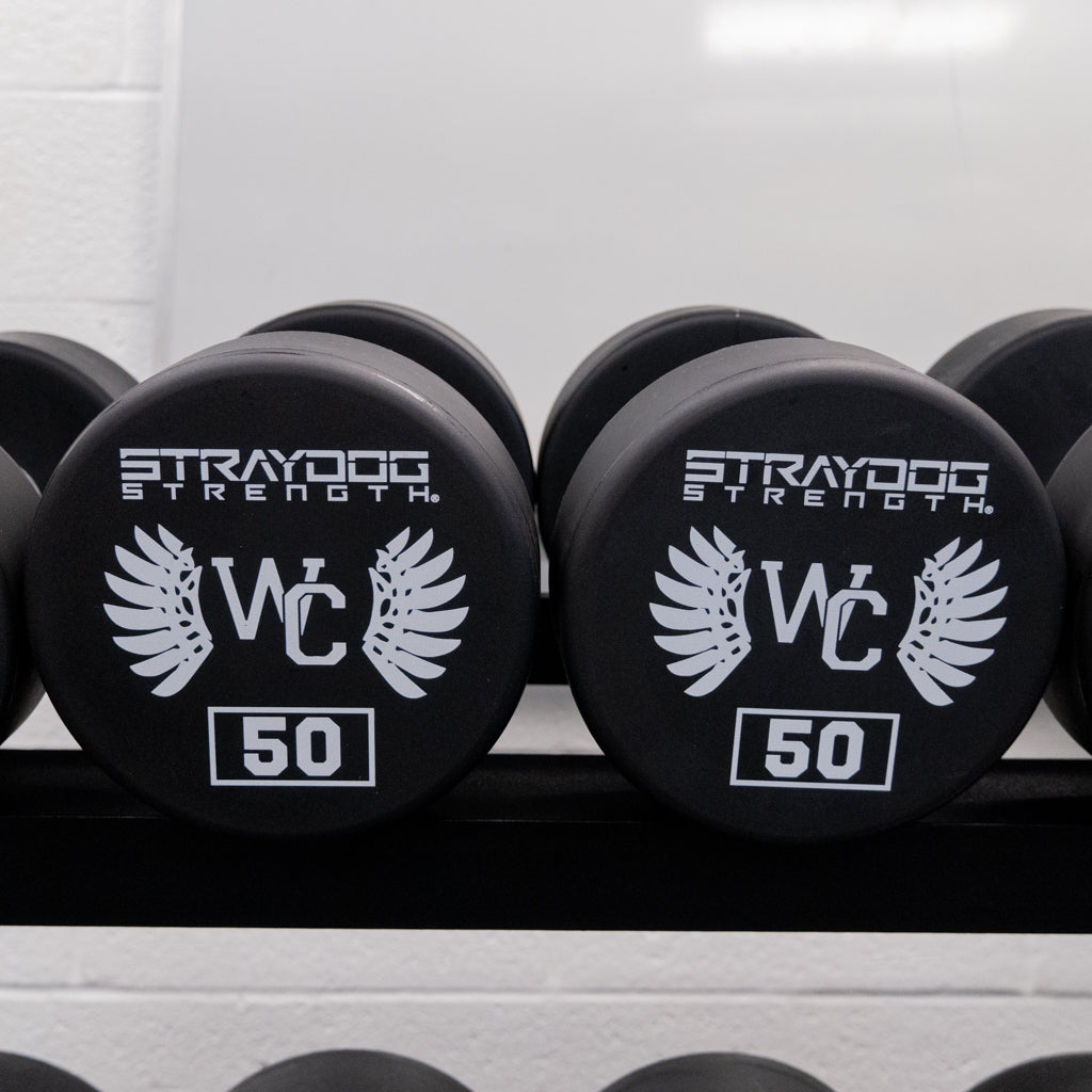 Stray Dog Custom Urethane Dumbbells