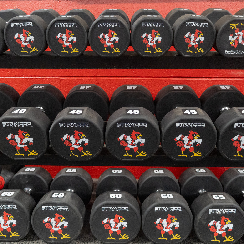 Custom Rubber Dumbbells
