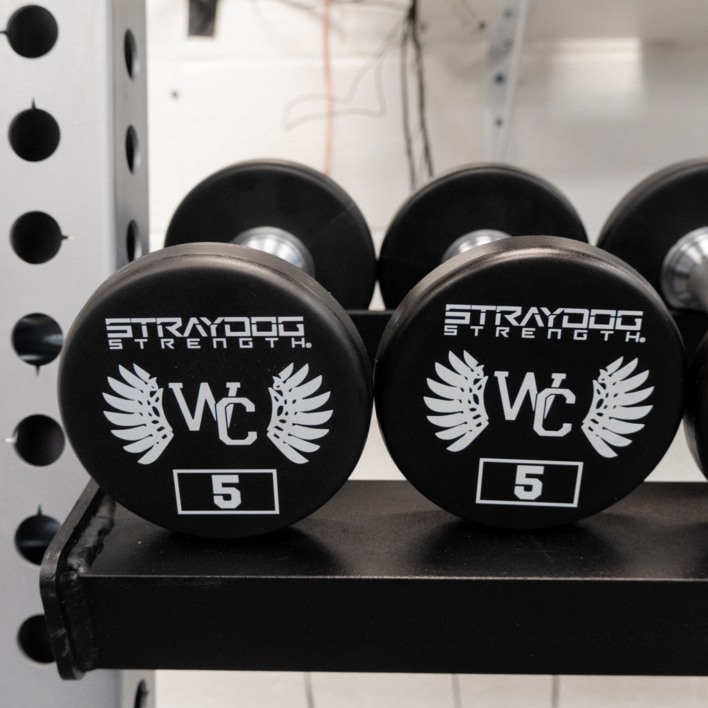 Stray Dog Custom Urethane Dumbbells