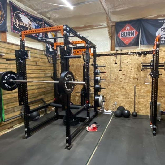 Compatibility issues between different brand 3&#215;3” upright racks with 1” holes