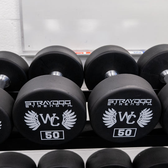 Stray Dog Custom Urethane Dumbbells