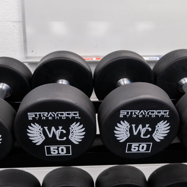 Stray Dog Custom Urethane Dumbbells