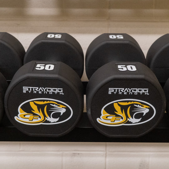 Custom Rubber Dumbbells
