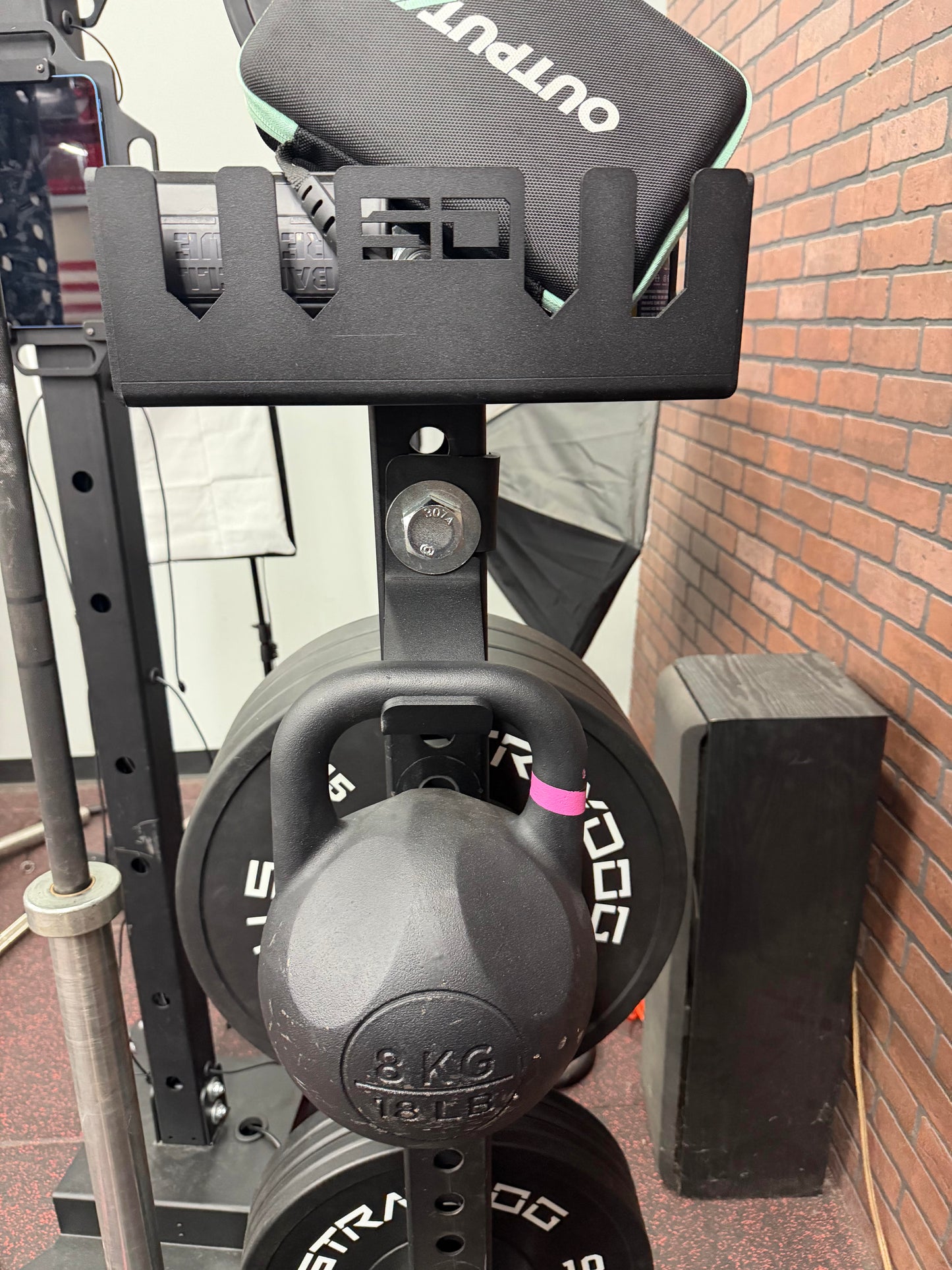 Upright Kettlebell Storage Hook