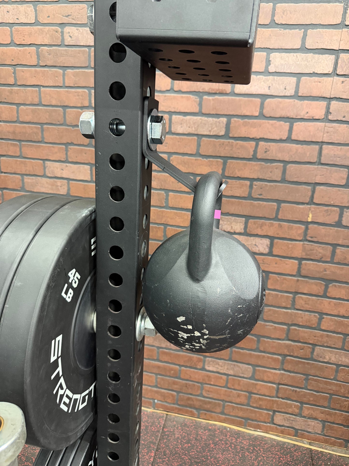 Upright Kettlebell Storage Hook