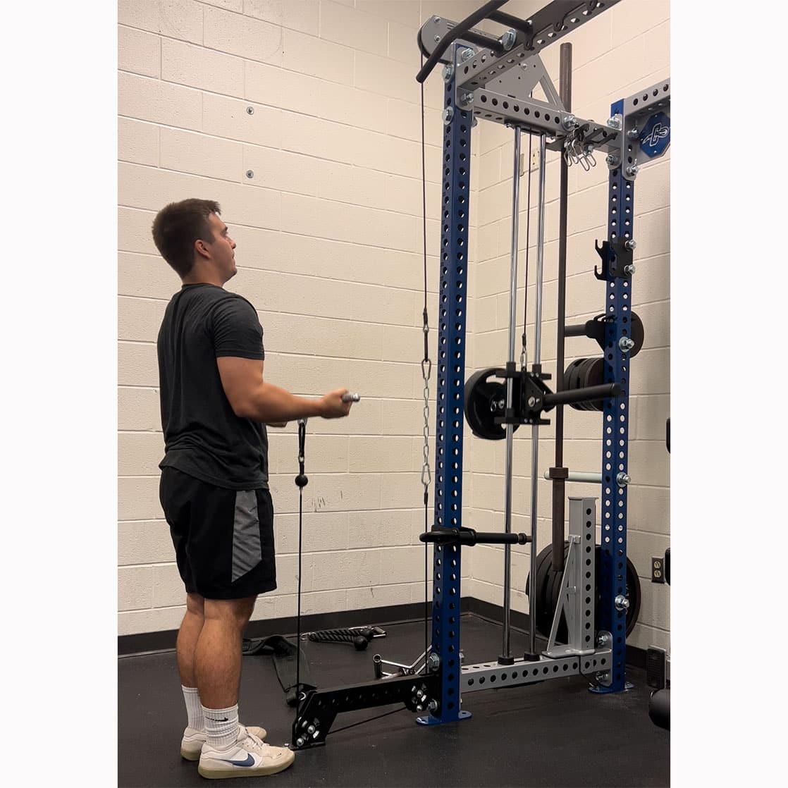 low pulley curls