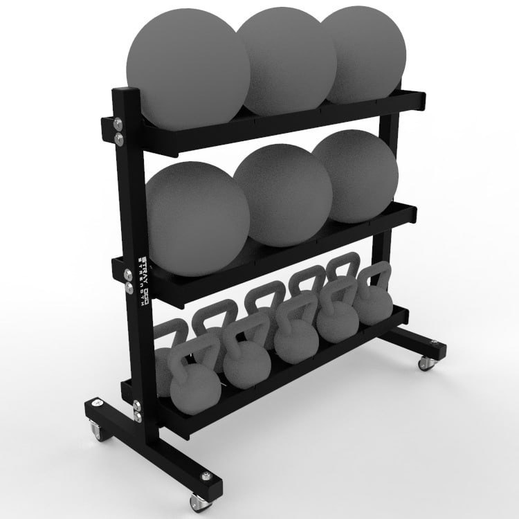 Basic Kettlebell and Medicine Ball Rack